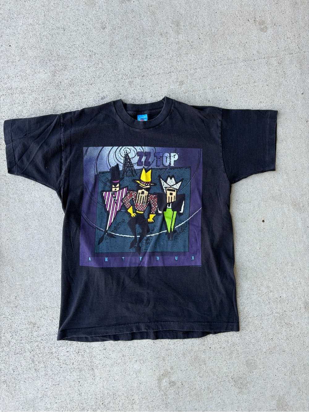 Vintage 1994 ZZ Top Antenna World Tour Band Shirt USA Large - Picture 1 of 4